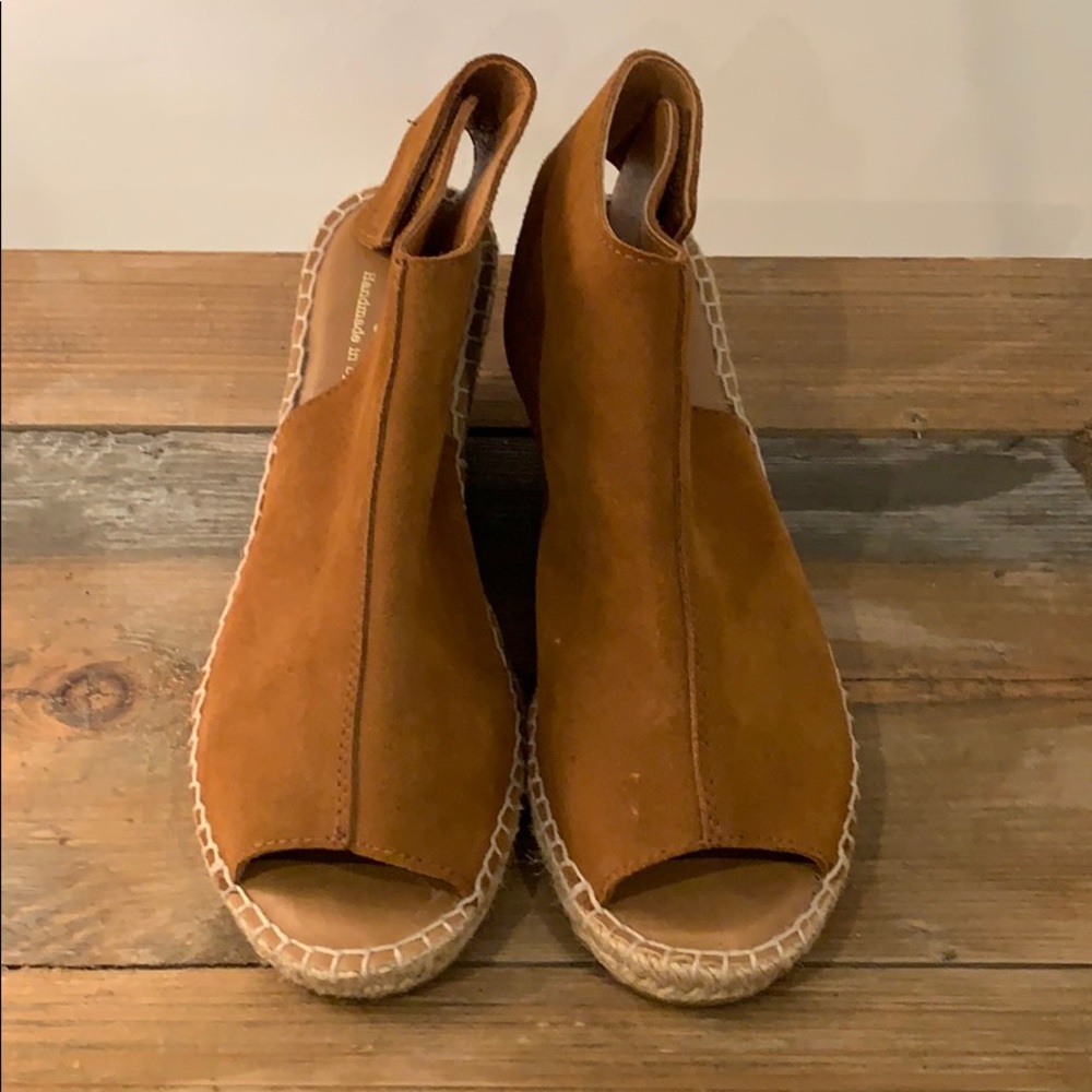 Maypol Wedge Open-Toe Suede 👡 Sandals